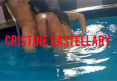 Latina Amateur Fucks in Pool