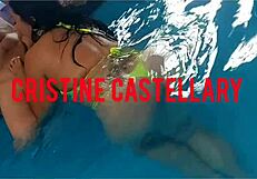 Latina Amateur Fucks in Pool