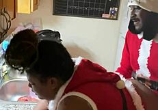 He Got This Xmas Pussy in Kitchen Doggy Despite My Anger