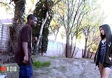 Black babe Ms Sunshyne drilled hard by massive black cock