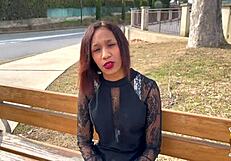 reyna's web chat escalates into a steamy threesome with two black guys