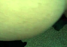A petite black woman gets a huge cock in her large ass
