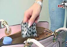 British Skinny Milf in Hardcore Anal Threesome MMF!