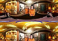 Evileyevr's Starship Punishers – Fallon West and Olive Glass in Hardcore 3some