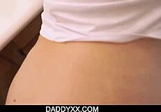 Redhead Teen Step Daughter Maya Kendrick Busy on Cam with Huge Thick Cock