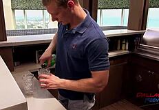 Johnny And Robbie Rivers Bareback Fuck In Penthouse Pool!