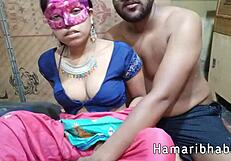 Hot Horny Indian Wife Enjoys Romantic Saree Sex