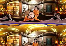 Evileyevr's Starship Punishers – Fallon West and Olive Glass in Hardcore 3some