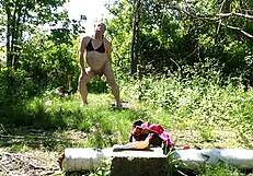 pathetic small 18+ dick loser flaunts in bikini