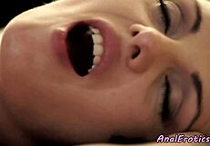 Assfucked babe enjoys slow lover action!