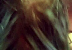 Blue hair girl giving me long blow job