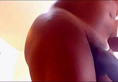 Brunette Tranny With Fat Cock