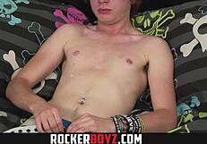 Rocker Boyz - Big Uncut English Boy Jerks Off Hard
