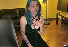 that scrabble player khalamit got secretly fucked doggystyle for cheating, creampie in her big ass