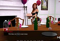 dusklightmanor - redhead fucked on table!!