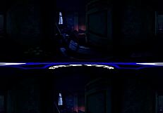 Curly Haired Babe Lacy Channing Bent Over for Bold Doggy Blowjob and Cumshot