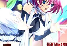 Busty Redhead Hentai Babe Gives Blowjob In Doggystyle And Missionary Positions