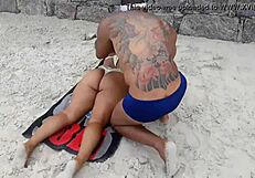 Hot Latina Paty Bumbum Sucks Me Off at Beach