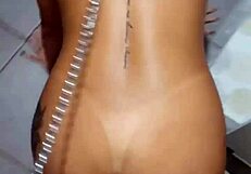 cadela na coleira foi servir o macho com o cu lamber a porra e deixar tudo limpinho?