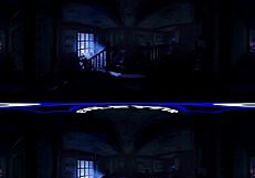 Curly Haired Babe Lacy Channing Bent Over for Bold Doggy Blowjob and Cumshot