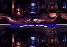 Curly Haired Babe Lacy Channing Bent Over for Bold Doggy Blowjob and Cumshot