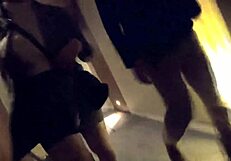 Captured 19-year-old busty jd pays with body