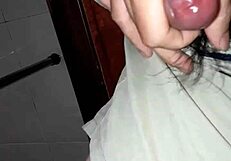 Vietnamese Solo Performer Engages In Intimate Cumshot Act