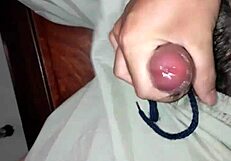 Vietnamese Solo Performer Engages In Intimate Cumshot Act