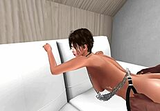 Married woman tries her first big black cock