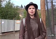 Lovable Nympho Sucks Penis in POV