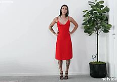 Wild Audition Sex with Shaved Pussy