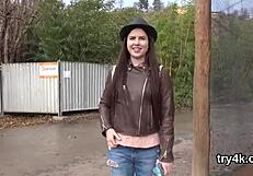 Lovable Nympho Sucks Penis in POV