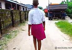 Manager Leads Outdoor Fuck Search With Fat Chubby Ass Fucking