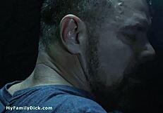 Unexpected encounter at the glory hole with family members.