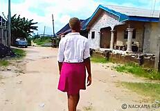 Manager Leads Outdoor Fuck Search With Fat Chubby Ass Fucking