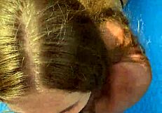 A slender blondie loves her big posterior being pounded and her face splattered