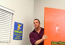 hey, watch this teen student get fingered and fucked hard in uniform