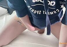 asian guy with naughty hip shake squeezes lots in cowgirl 😏