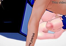 TV woman after shower wants to drop towel and fuck.