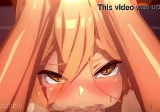 Theobrobinemale: Powers Assistance with Big Tits and Intense Blowjob Action in Wild Anime Scene