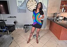 Watch this desi slut strip? Her tight ass and small tits are begging for it!