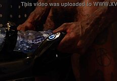 hallelujah johnson rocks universal launch with fleshlight in wild action.