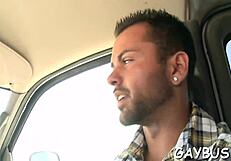 Twinks engage in hardcore gay fucking action