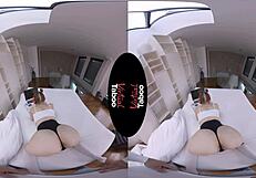 Virtual taboo joystick gets hardcore blowjob, handjob, and shaved pussy action