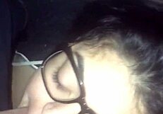 Big Cock Explodes with Cum Over Mami's Glasses