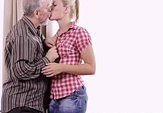 Lustful Old Man Drills Tight Young Babe