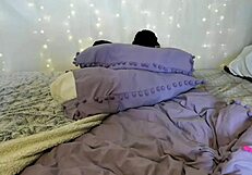 Horny tattooed teen 18+ masturbates homemade style