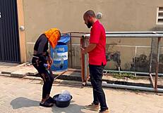 I Tricked The Nervous Girl With Money To Come Home And Madly Fuck Her Sweet-Tasting Pussy.