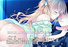 The forbidden love scene between the princess and the male protagonist of route 1 scene 2 with subtitles