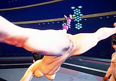 Immerse yourself into the anime inspired world of Juri Han in 3D cartoon animation in Street Fighter 6